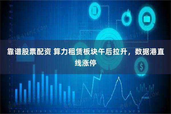 靠谱股票配资 算力租赁板块午后拉升，数据港直线涨停