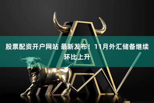 股票配资开户网站 最新发布!11月外汇储备继续环比上升